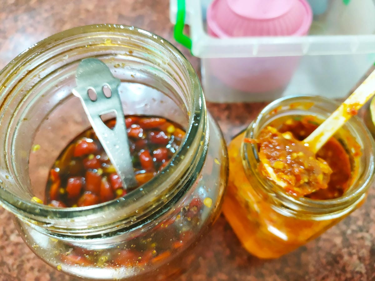 大湖小吃店,自製辣椒醬,苗栗美食推薦