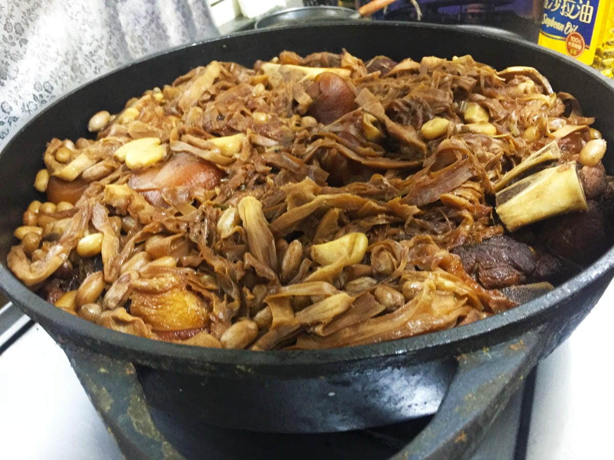 豬腳飯製作,滷豬腳色澤,炒豬腳 豬腳色澤,滷豬腳,豬腳飯製作