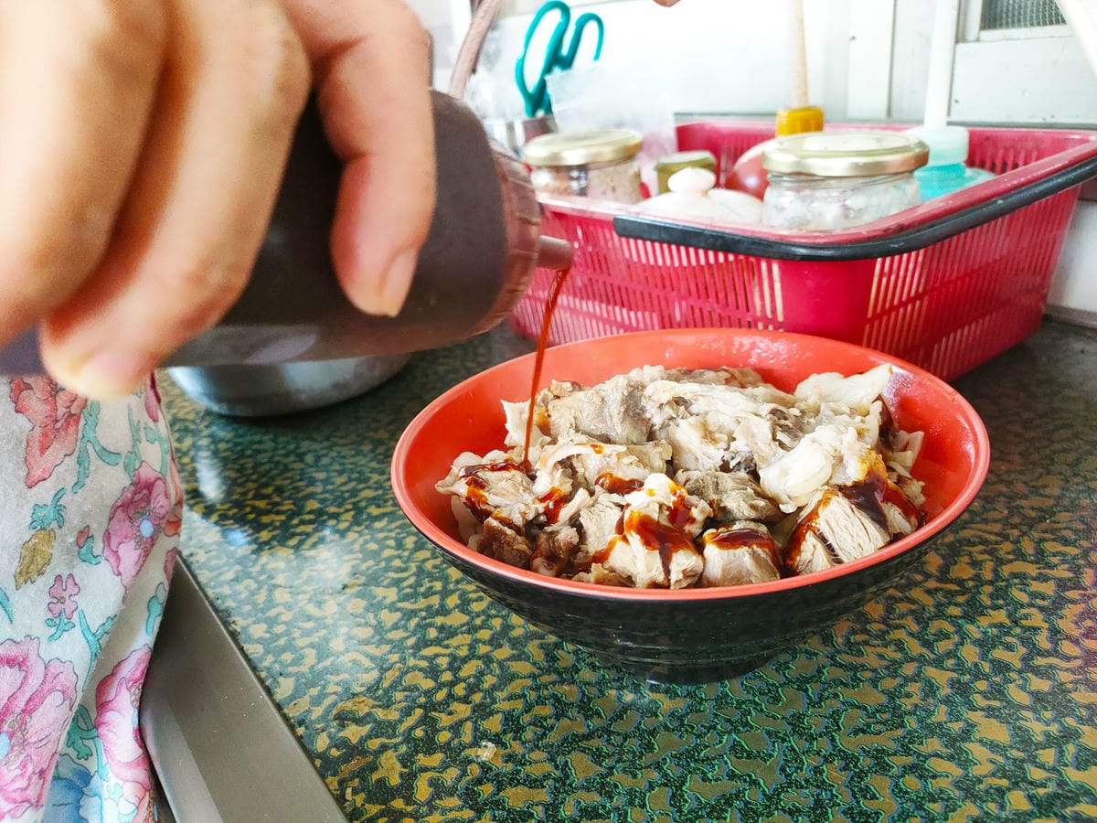 必吃大湖美食,豬頭肉麵,大湖美食推薦