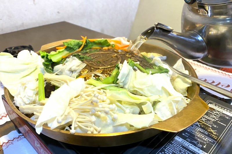 菜盤,銅盤烤肉,韓式料理,台中巷口美食,加水