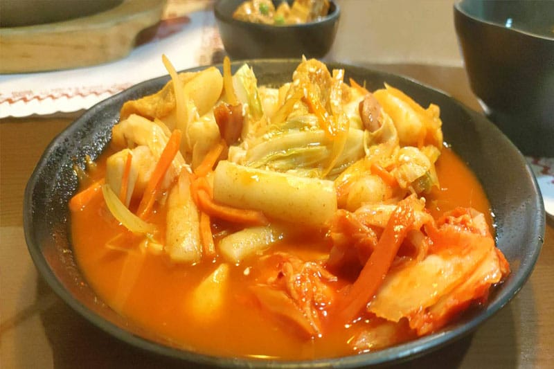韓國年糕,台中美食,赤客韓式料理