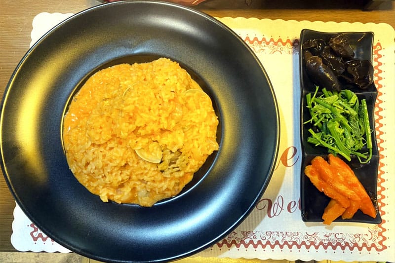 海鮮起司燉飯,台中韓式料理,韓式套餐,高CP值美食