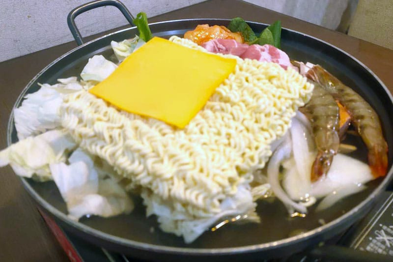 部隊鍋,近照,韓式料理