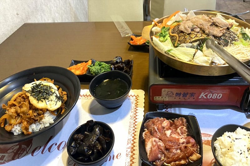 赤客異國料理,銅盤豬肉,銅盤烤肉,160元韓式料理