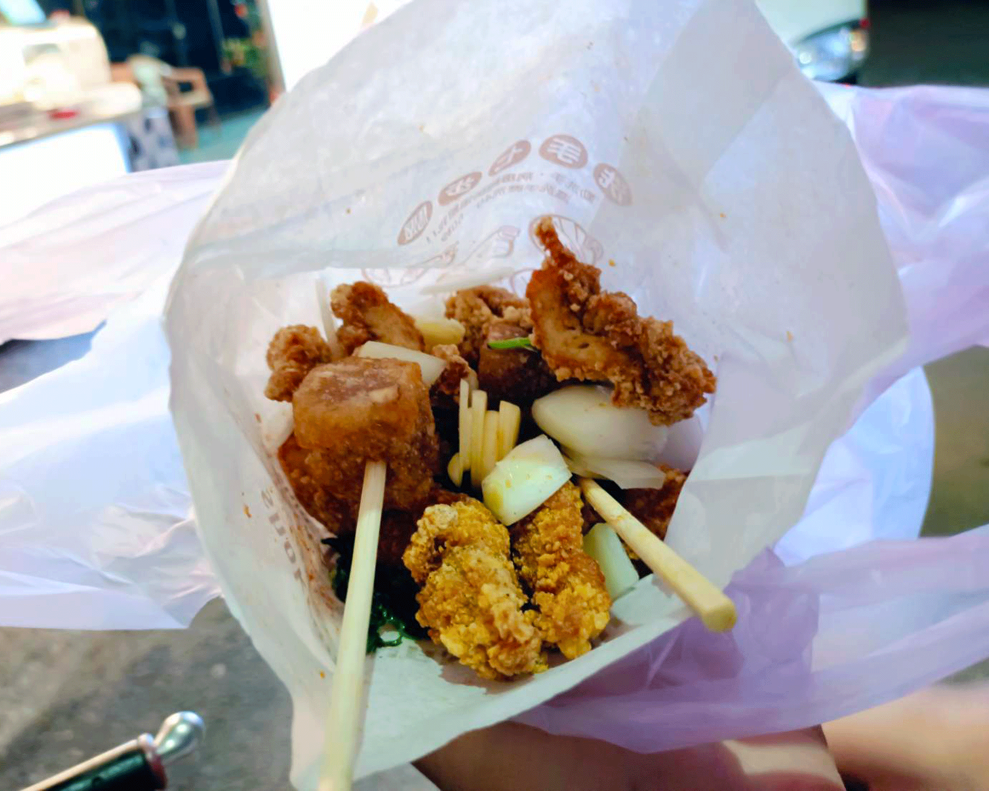 無骨鹹酥雞,近照,大湖美食推薦