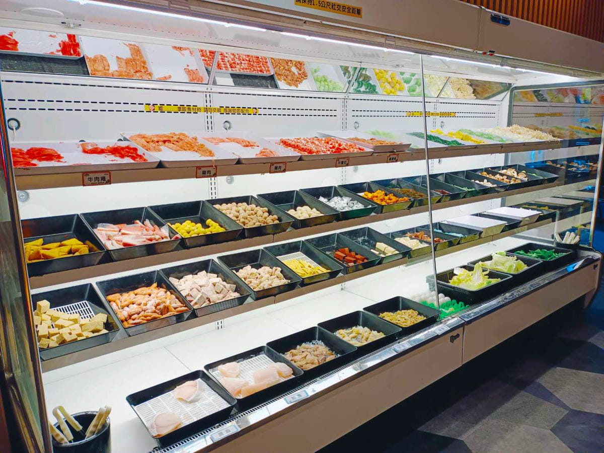 生鮮食品台,火鍋用料區,台中水湳大喜鍋 生鮮食品台,火鍋用料區,台中水湳大喜鍋