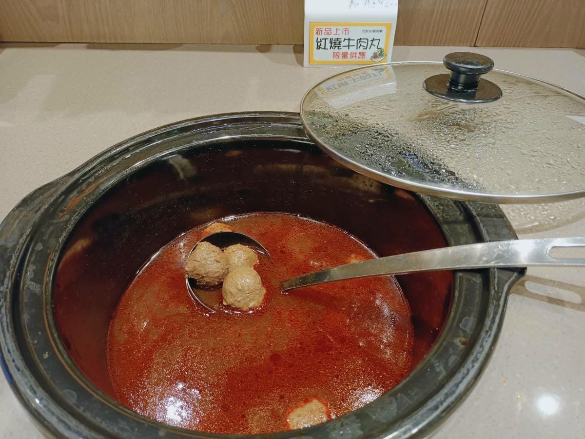 紅燒牛肉丸,台中大喜鍋,台中平價火鍋小菜 紅燒牛肉丸,台中大喜鍋,台中平價火鍋小菜