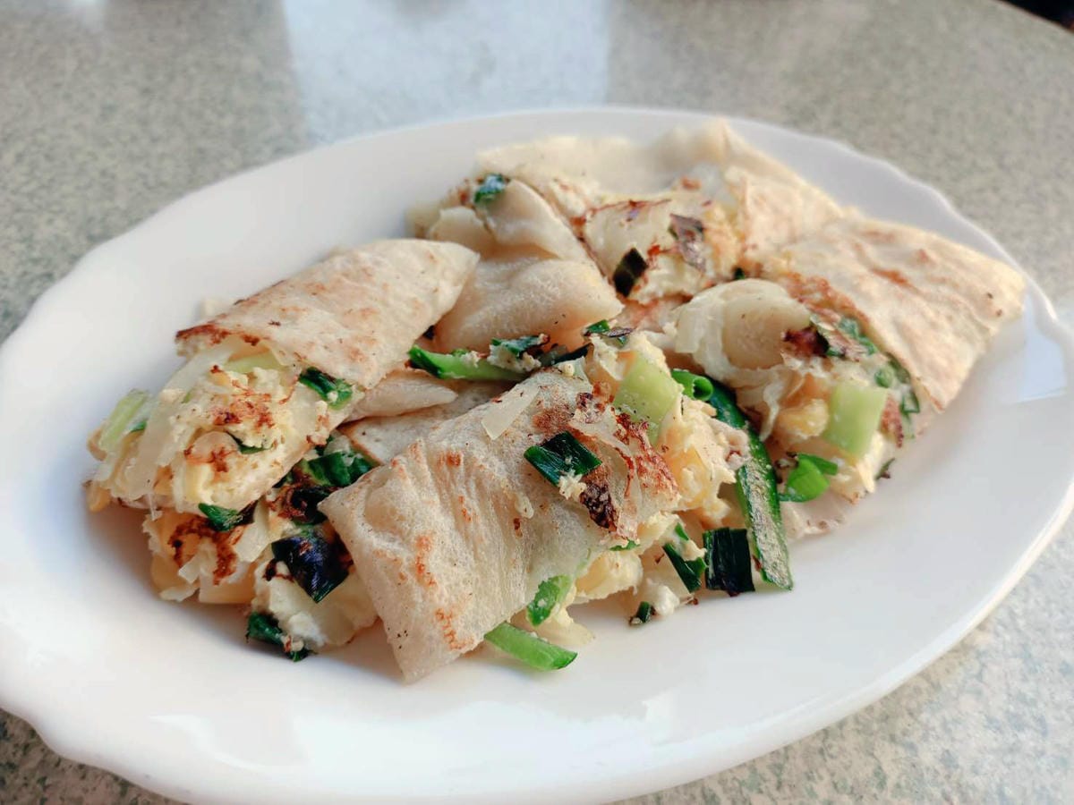 蔬菜蛋餅,大湖蛋餅皮推薦,大湖早餐推薦