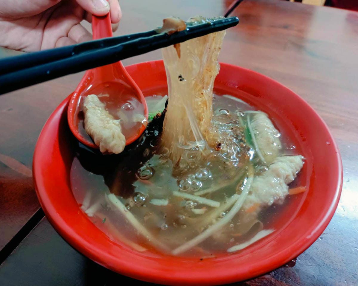 赤肉羹,赤肉羹冬粉,三番港魷魚羹大湖店