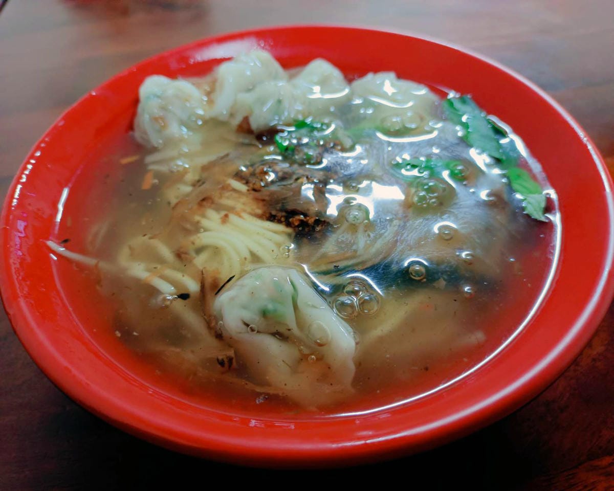 餛飩羹麵,三番港魷魚羹大湖店,大湖在地晚餐