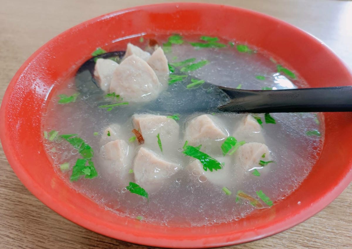 大顆貢丸,貢丸湯,大湖巷弄美食