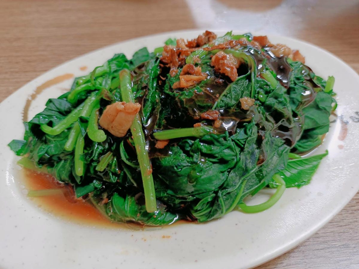 燙青菜,季節時蔬,大湖麵店推薦
