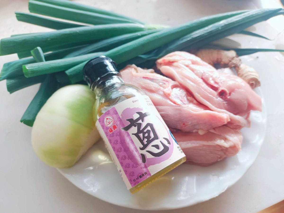油蔥雞食材,露營私房菜,油蔥雞食譜