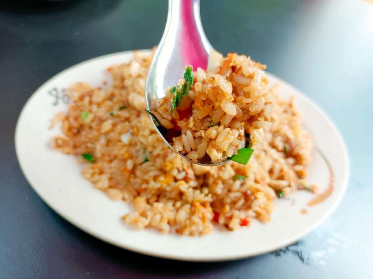 炒飯特寫,汶水美食,汶水路邊美食