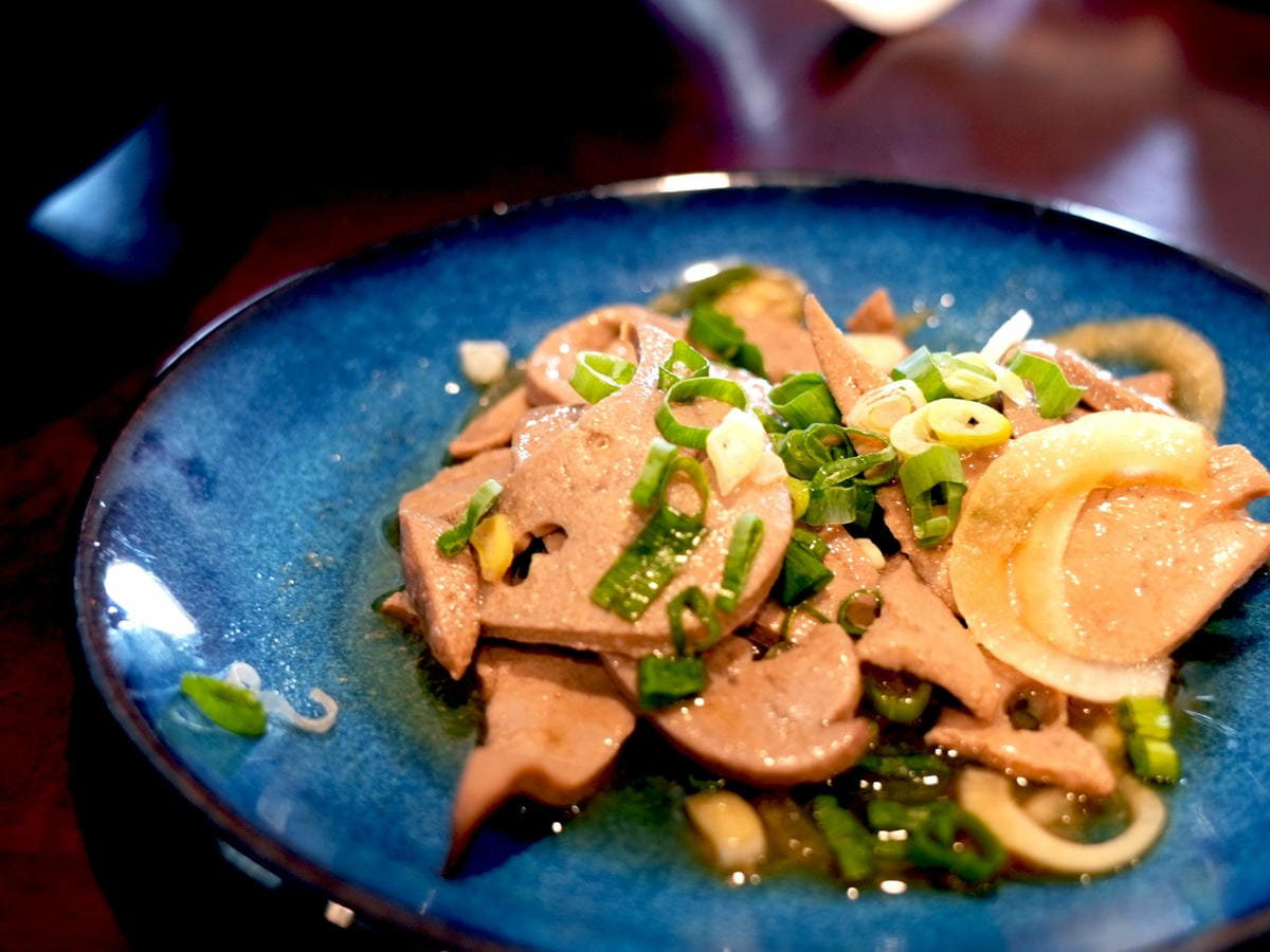 麻油嫩粉肝,牛宮煙燻小菜,牛宮大湖店餐點
