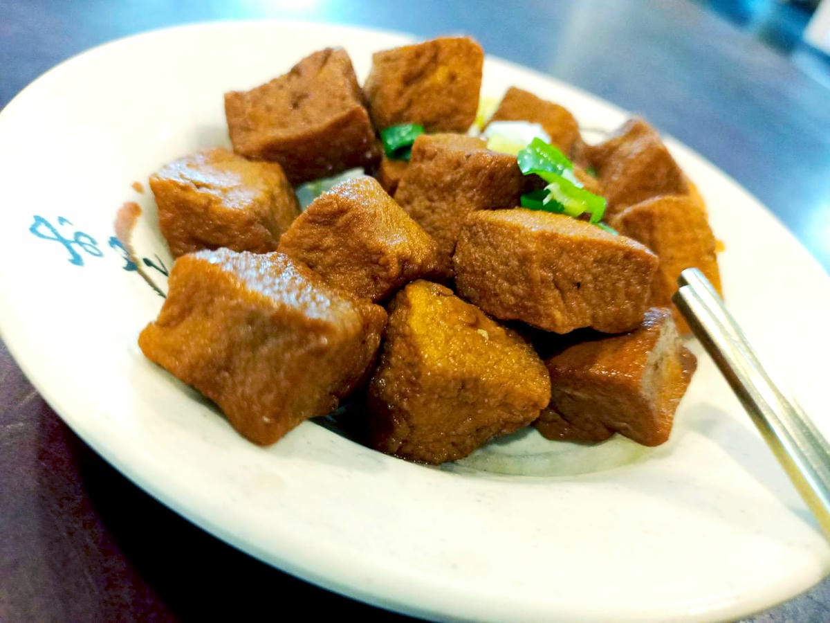 香滷骰子豆干,牛宮下酒菜,牛宮大湖店