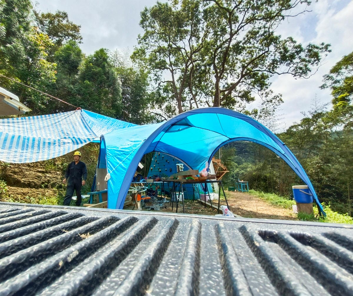 戶外休息棚,樹屋協會團隊,樹屋搭建