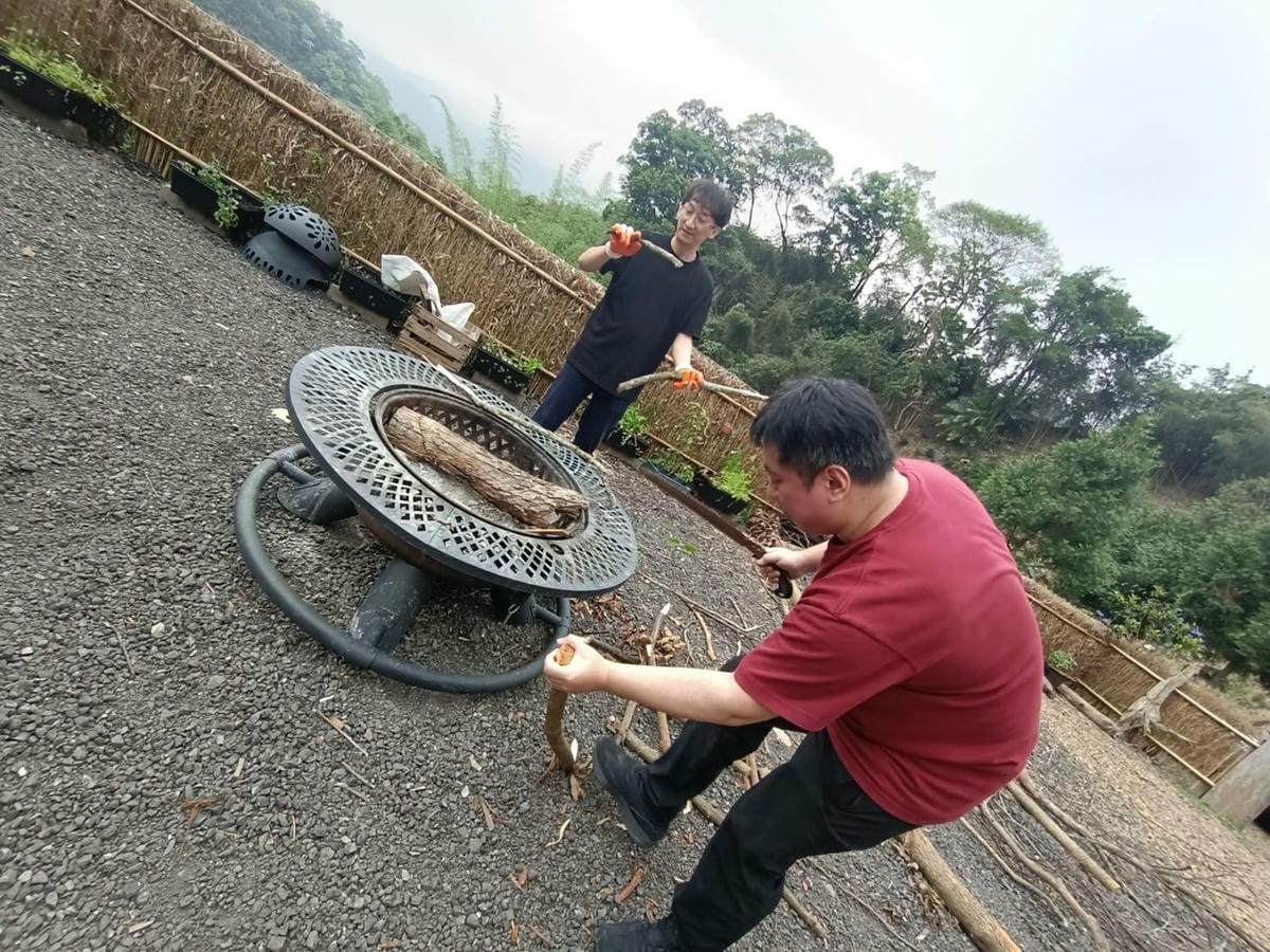 營火,包區露營,山上種樹休閒農場