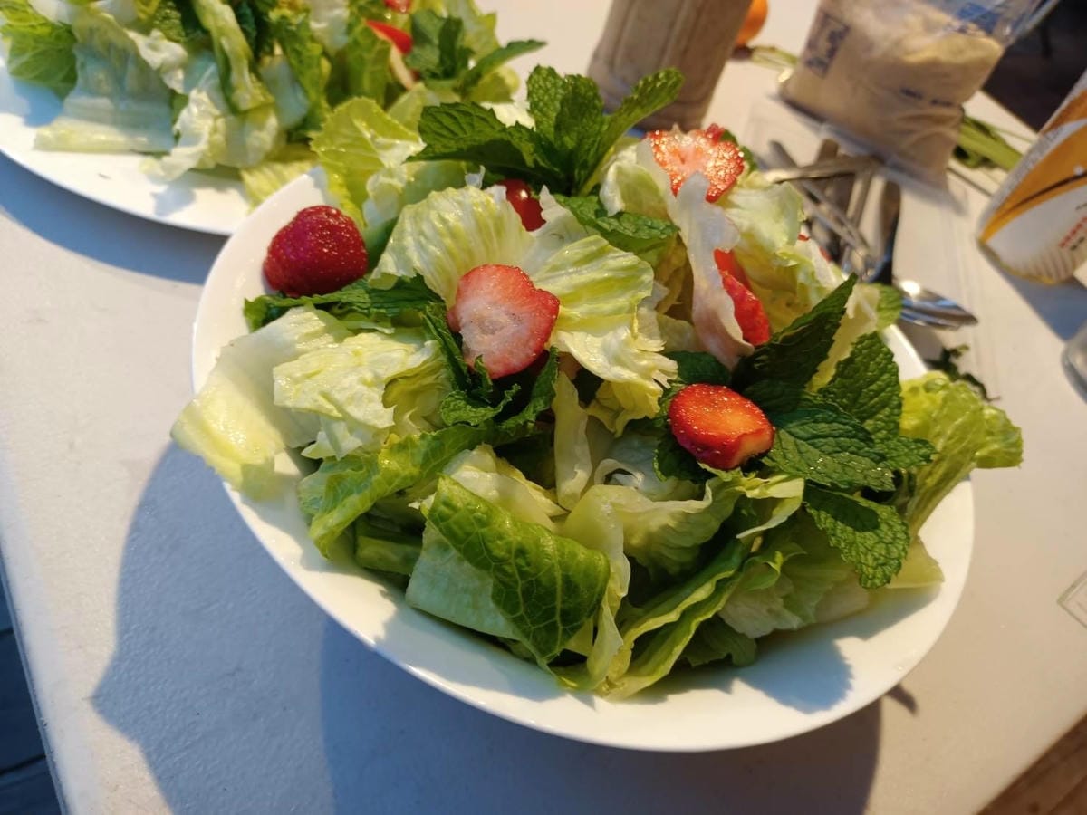 沙拉,戶外餐桌,山上種樹休閒農場 沙拉,戶外餐桌,山上種樹休閒農場