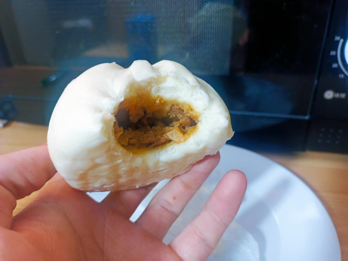 照燒植物肉包,素食推薦,素包子