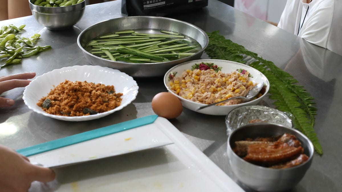 壽司製作,小組餐點準備,光角共學營活動