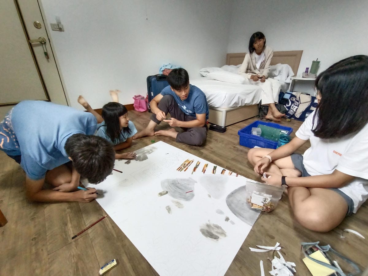 畫畫,共學營體驗,光角共學營